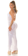 Sexy Koucla Neckholder Maxidress / Cover-Up White M