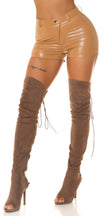 Sexy Koucla Highwaist Shorts Cappuccino M