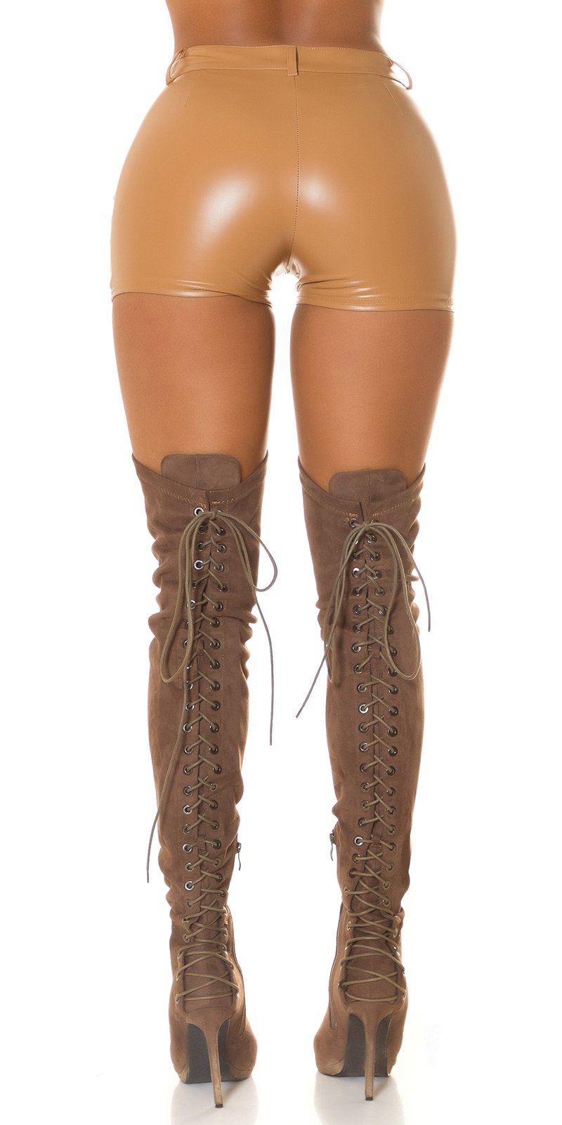Sexy Koucla Highwaist Shorts Cappuccino M