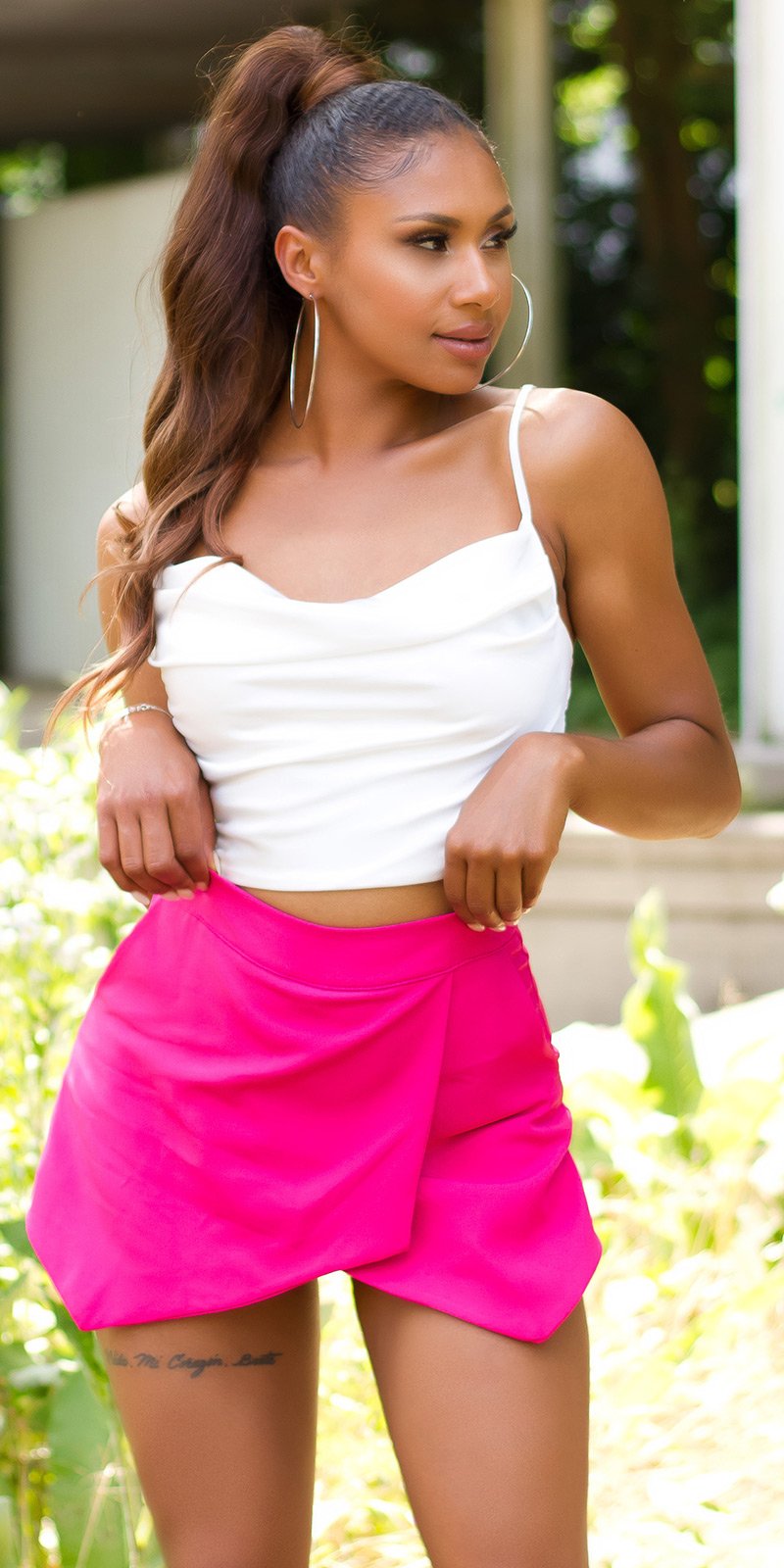 Sexy Koucla Highwaist Skorts Pink S