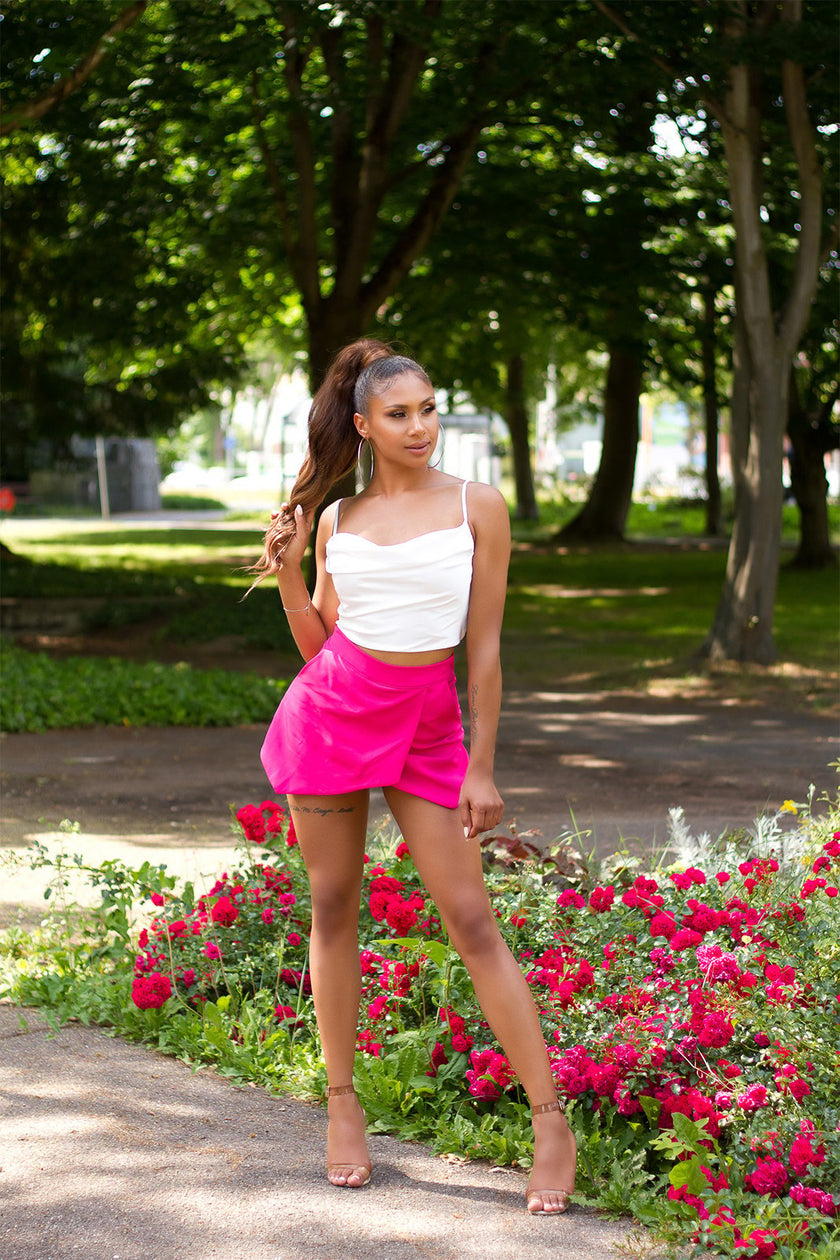 Sexy Koucla Highwaist Skorts Pink S