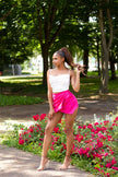 Sexy Koucla Highwaist Skorts Pink S