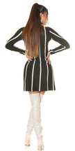 Sexy KouCla turtleneck knit dress Khaki O/S