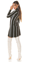 Sexy KouCla turtleneck knit dress Khaki O/S