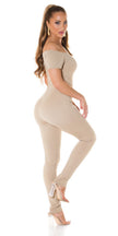 Sexy Koucla must-have jumpsuit Carmen neckline Black S