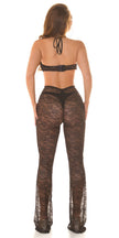 Sexy Koucla Lace Overall with Cut Outs Black M