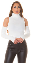 Sexy Crop Jumper with cut outs