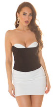 Sexy Koucla Bandeau Top Corset Look O/S