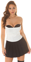 Sexy Koucla Bandeau Top Corset Look O/S
