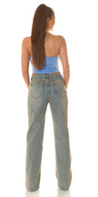 Sexy Bandeau crop top Corset Look Light O/S