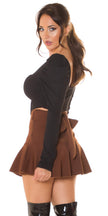 Sexy Koucla Crop sweater corset look O/S