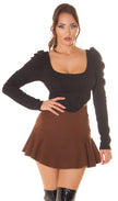 Sexy Koucla Crop sweater corset look O/S