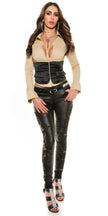 Sexy KouCla 2in1 blouse corsage WOW-back L
