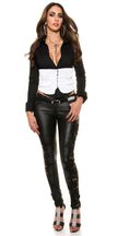 Sexy KouCla 2in1 blouse corsage WOW-back M