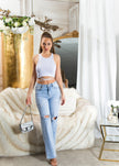 Sexy Koucla Musthave Crop Top White O/S