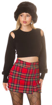 Sexy Crop Jumper with cut outs
