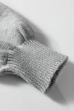 Color black Striped Panels Colorblock Sleeve Chic Sweater