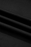 Black Solid Color Wide Strap Splicing Athleisure Tank Top
