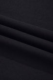 Black Leopard Mesh Patchwork Knit Long Sleeve Top