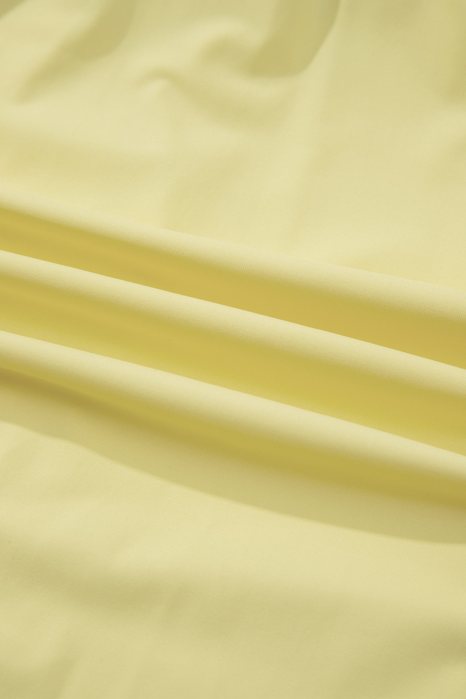 Yellow Cream Drawstring Elastic Waistband Lined Tennis Skorts