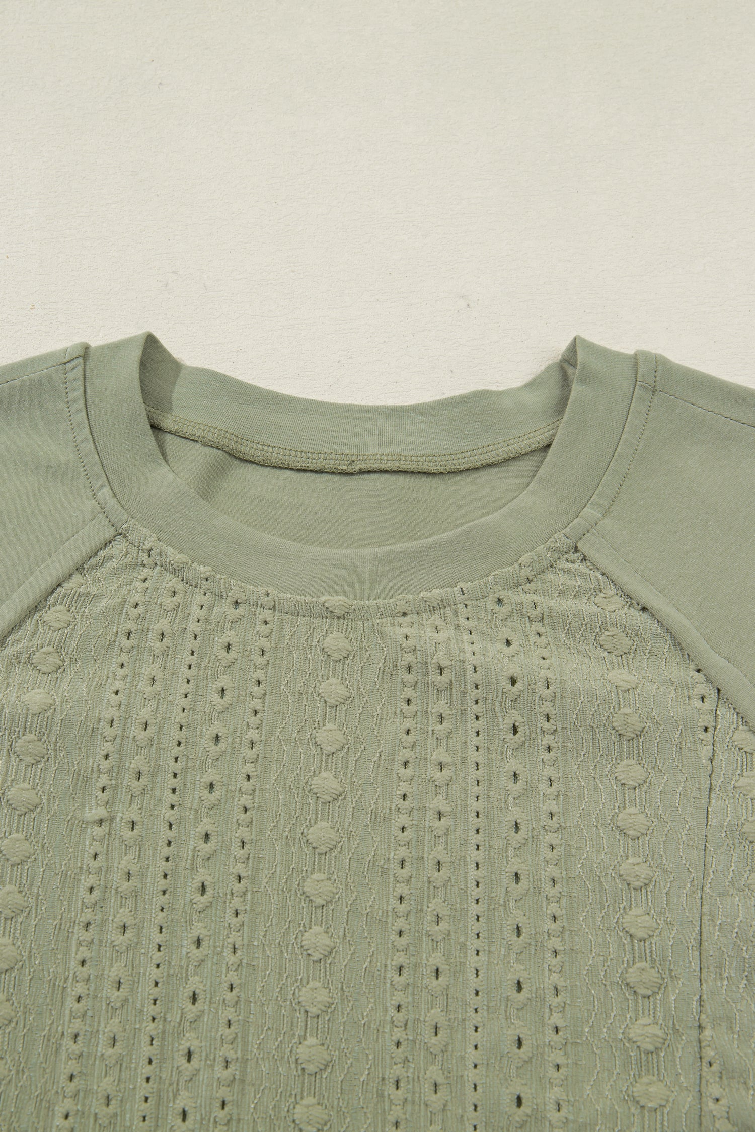 Laurel Green Jacquard Frilled Ruffled Long Sleeve Mini Dress