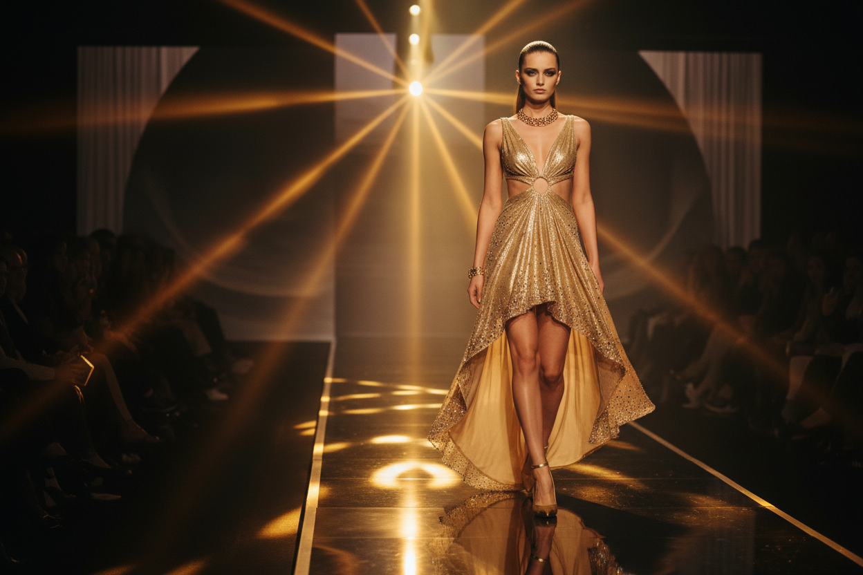 Club wear sexy dress catwalk newsletter background