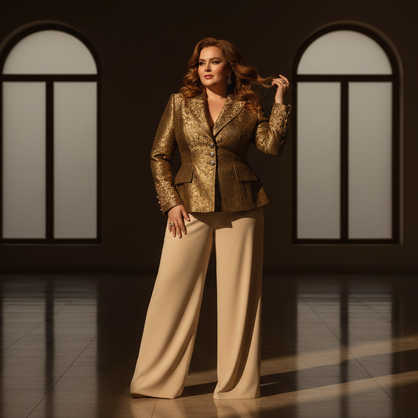 Curvy girls jackets coats horizontal