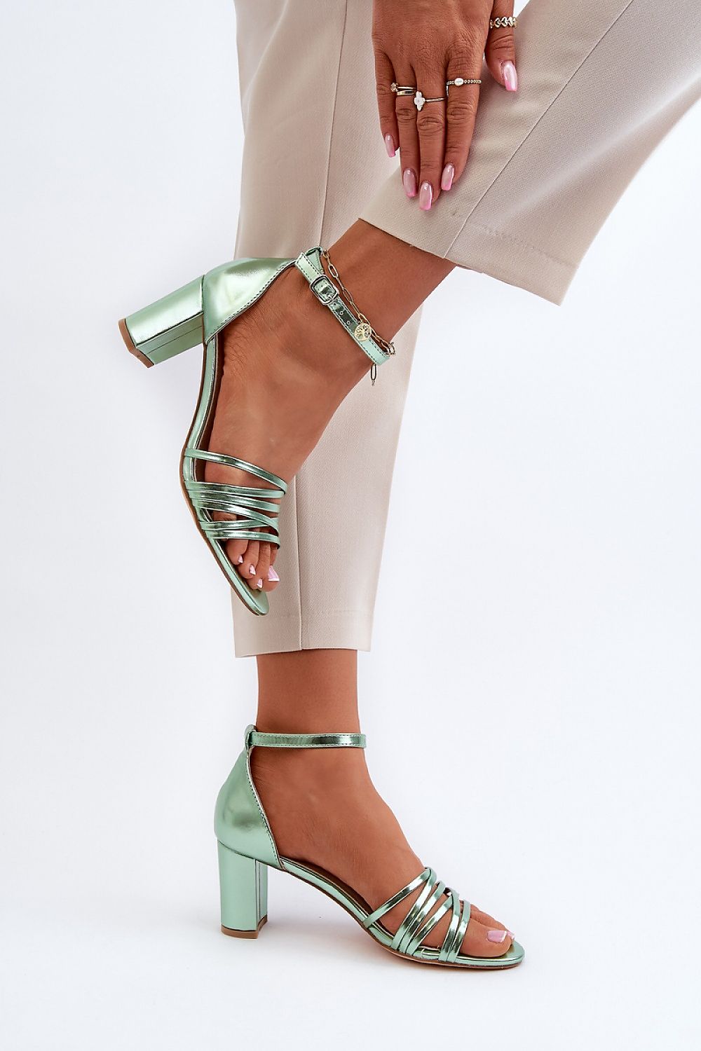  Heel sandals model 194991 Step in style 