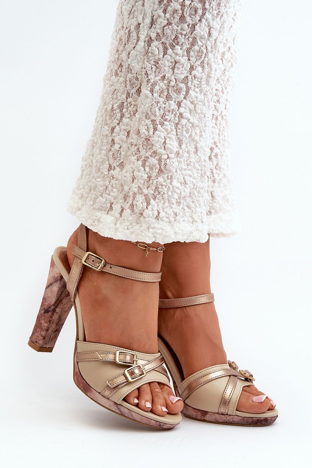  Heel sandals model 198398 Step in style 