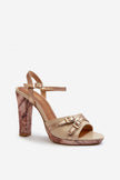  Heel sandals model 198398 Step in style 