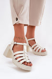  Heel sandals model 212575 Step in style 