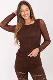  Lace blouse model 220321 Italy Moda 