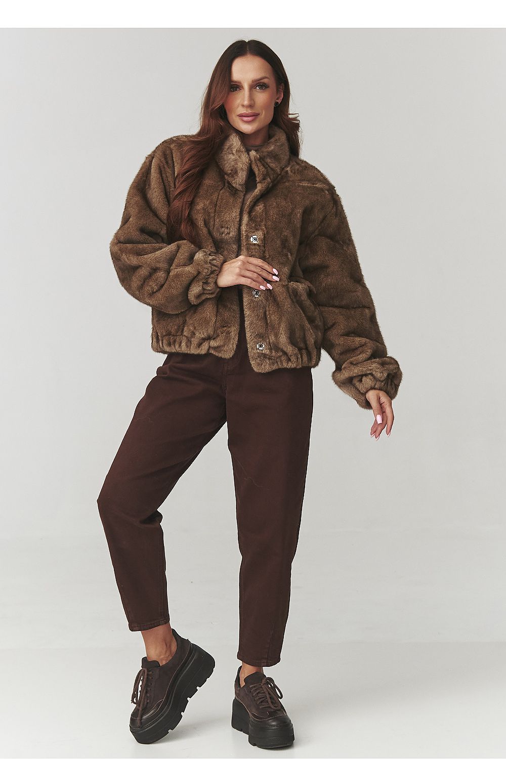  Jacket model 220777 Makadamia 
