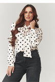  Long sleeve shirt model 220782 Makadamia 