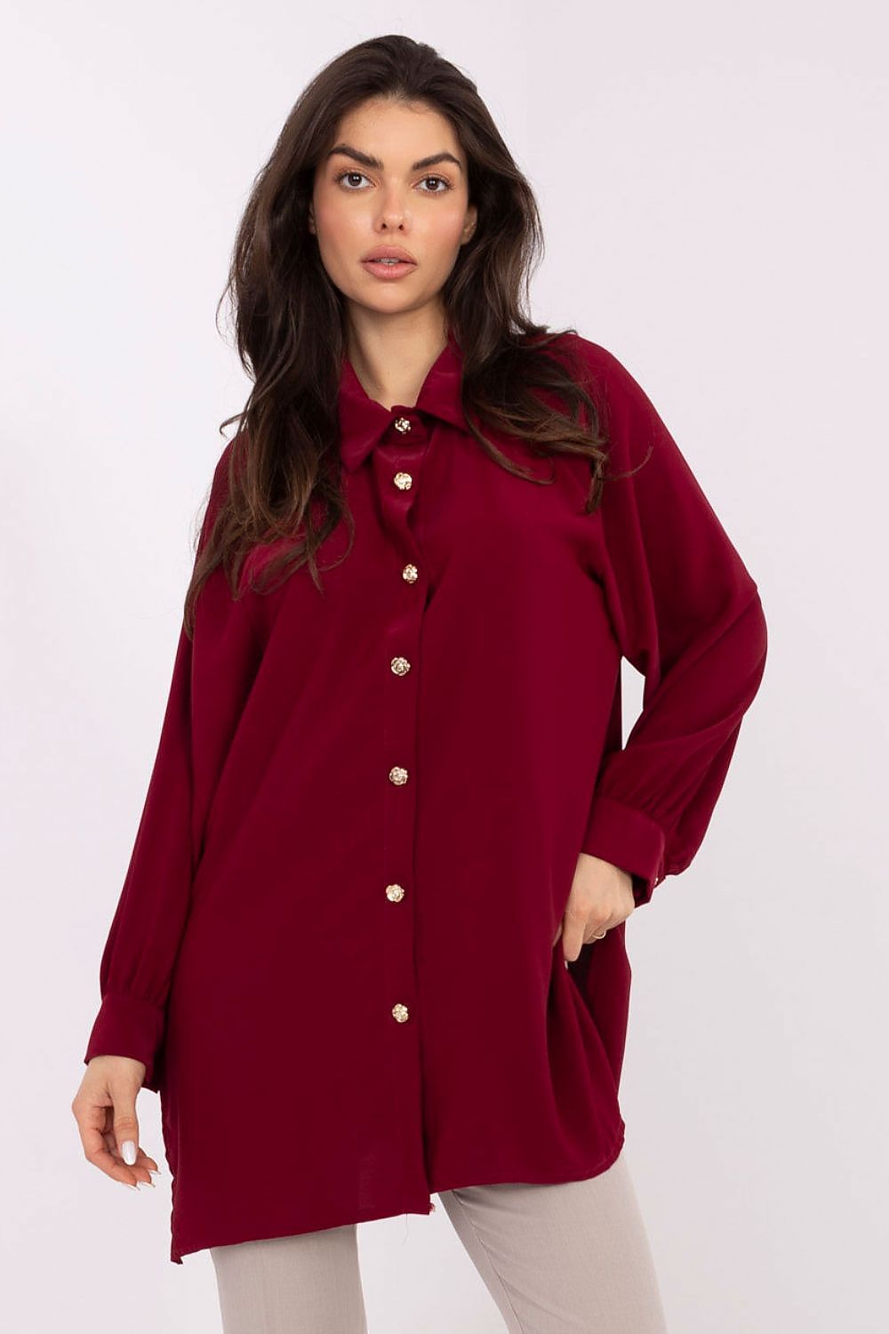  Long sleeve shirt model 221398 Factory Price 