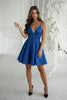  Short dress model 221601 Bicotone 