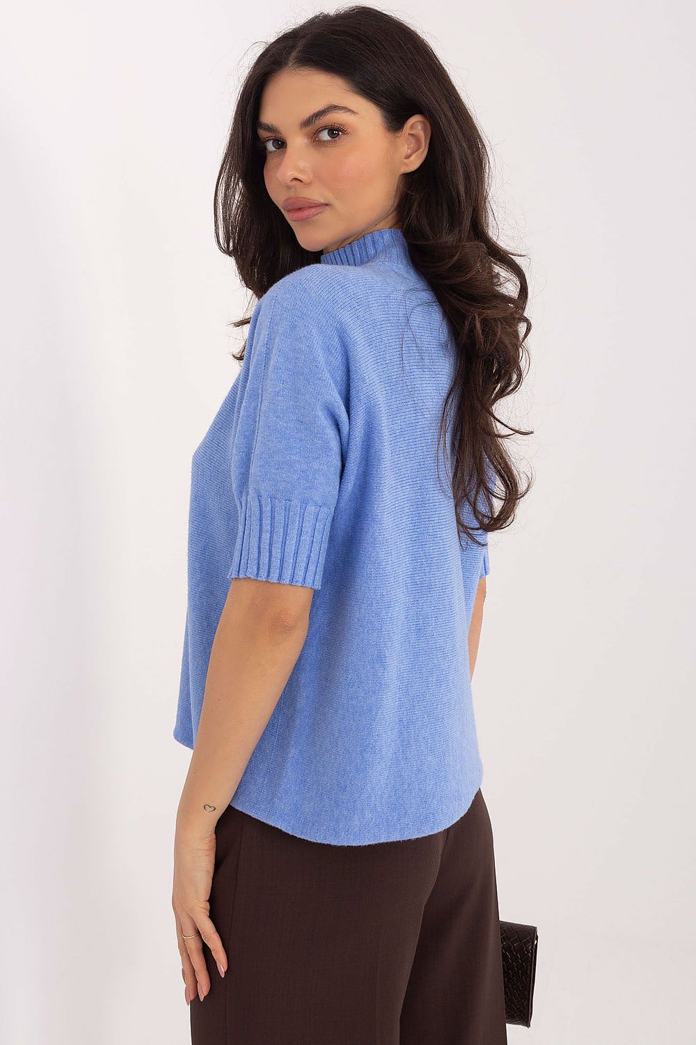  Short sleeve sweater model 222582 Italy Moda 
