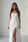  Long dress model 224701 Bicotone 