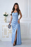  Long dress model 225366 Bicotone 