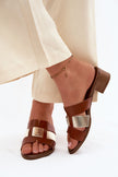  Heeled sandals model 227456 Step in style 