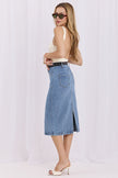  denim skirt model 228027 Factory Price 
