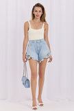  Denim shorts model 228033 Factory Price 