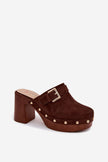  Heeled sandals model 228788 Step in style 