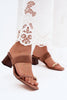  Heeled sandals model 228978 Step in style 