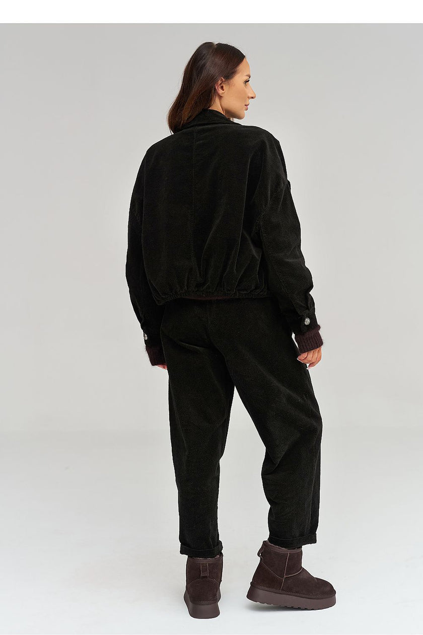 Corduroy jacket model 232014 Makadamia 