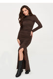  Long dress model 232018 Makadamia 
