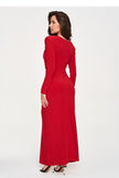  Long dress model 232508 Makadamia 
