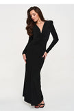  Long dress model 232510 Makadamia 