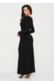  Long dress model 232510 Makadamia 