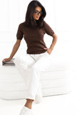  Short sleeve sweater model 232579 Factory Price 